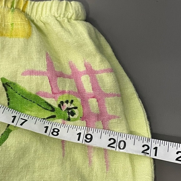 Liz and June Hand-Painted Linen Top & Pants Set – Size Large - Picture 14 of 16